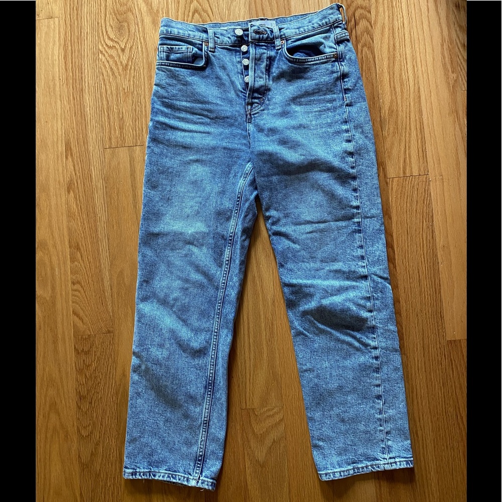 Mango PREMIUM denim straight jeans